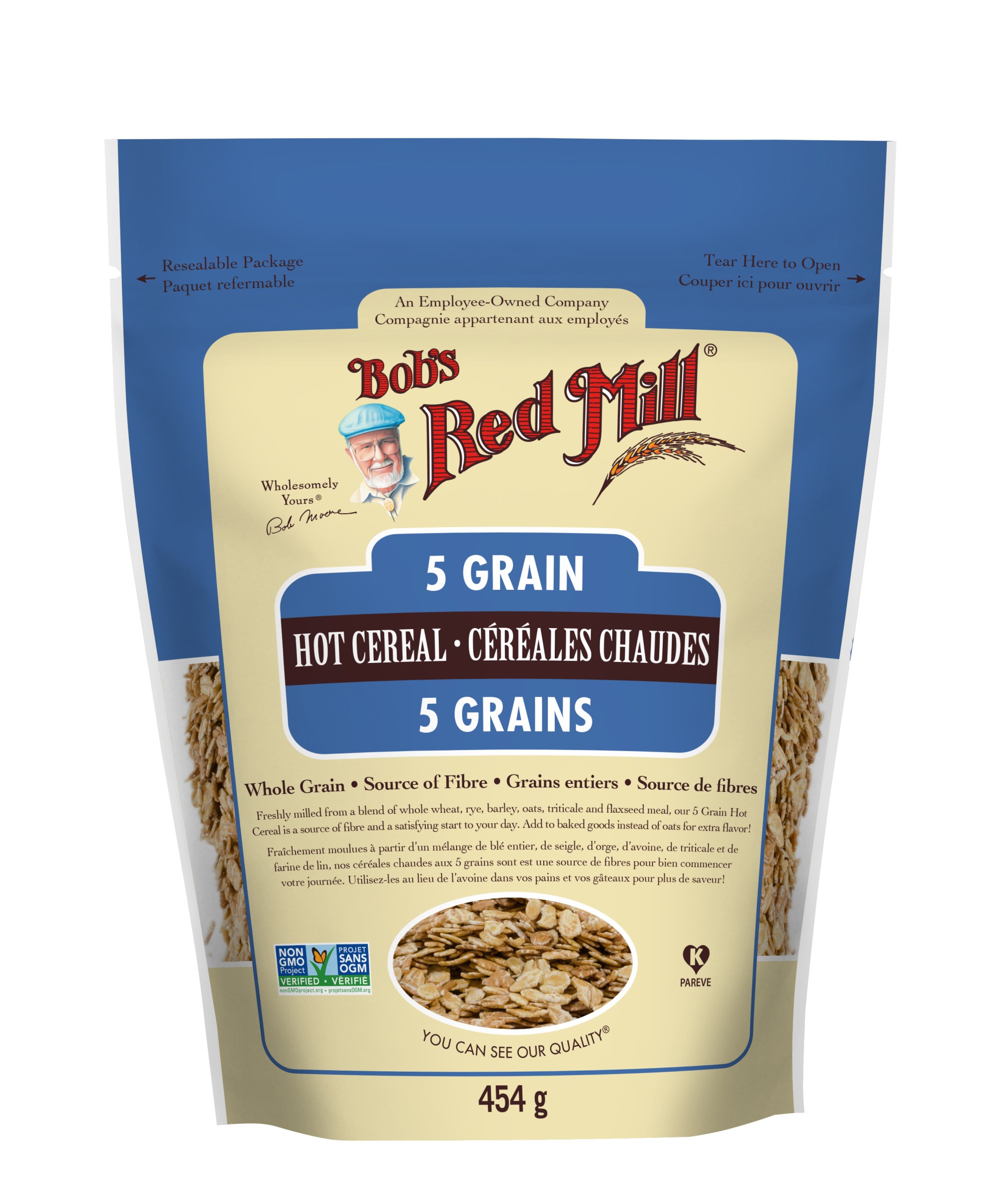 Organic 5 Grain Rolled Hot Cereal