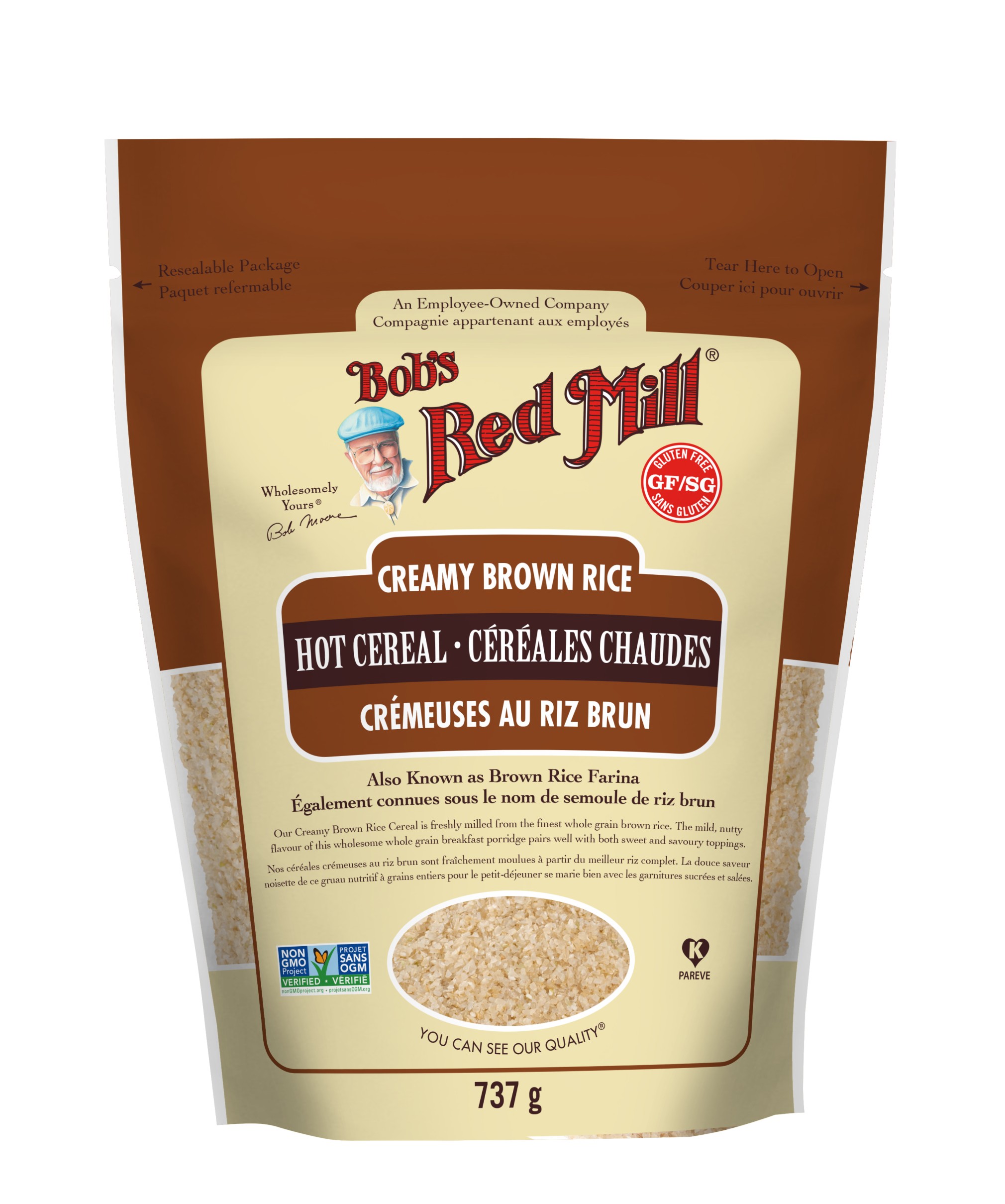 Organic Cereal Brown Rice Farina