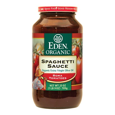 Organic Spaghetti Sauce AmberGlass