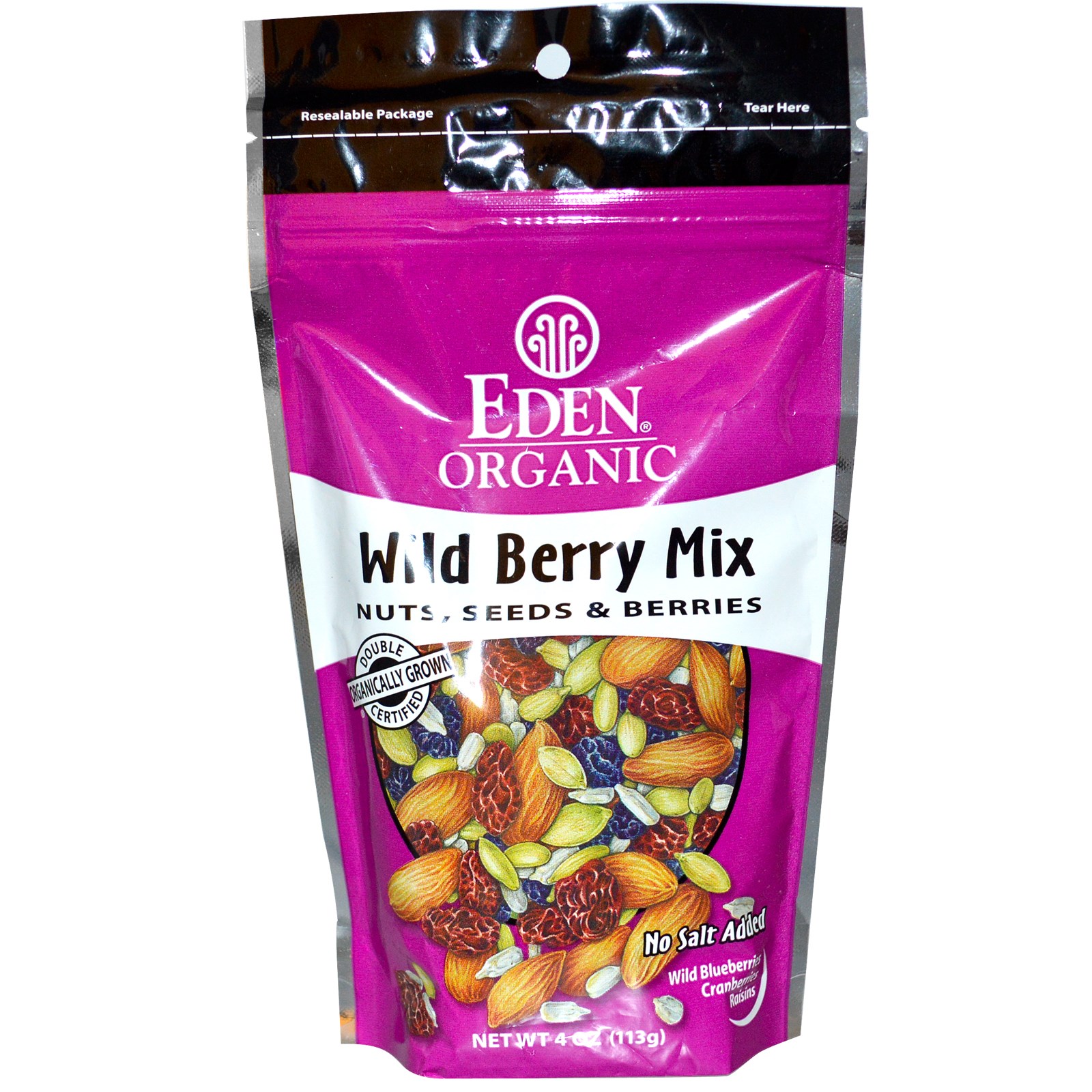 Organic Wild Berry NoSal Snack Mix