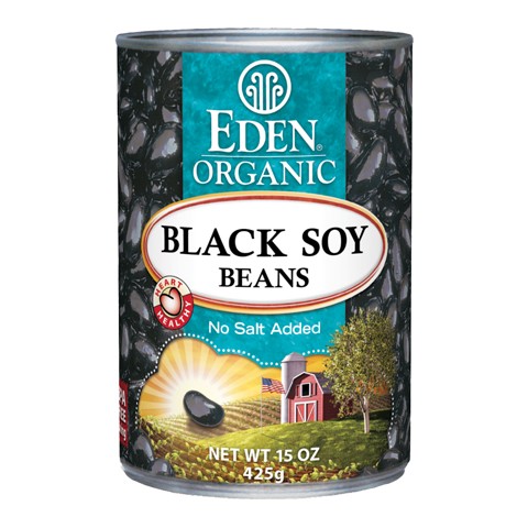 Organic Black Soy Beans Can