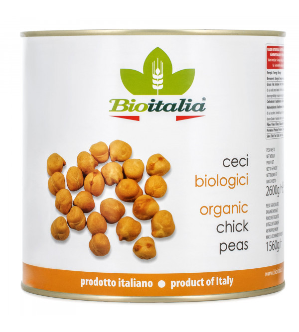 Organic Chick Peas 2.55 KG