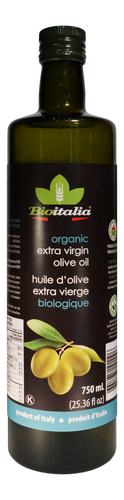 Organic Extra virgin Olive Oil 750 ml