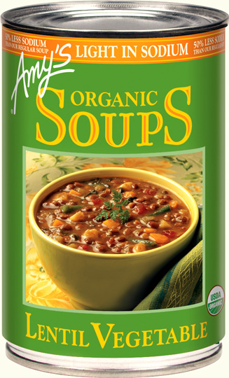 Organic Lentil Veg LowSod Soup
