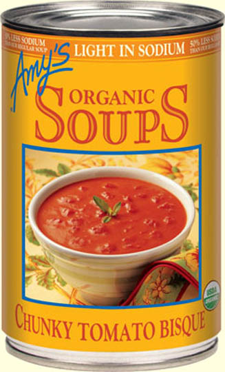 Organic Tomato Bisque LowSod Soup