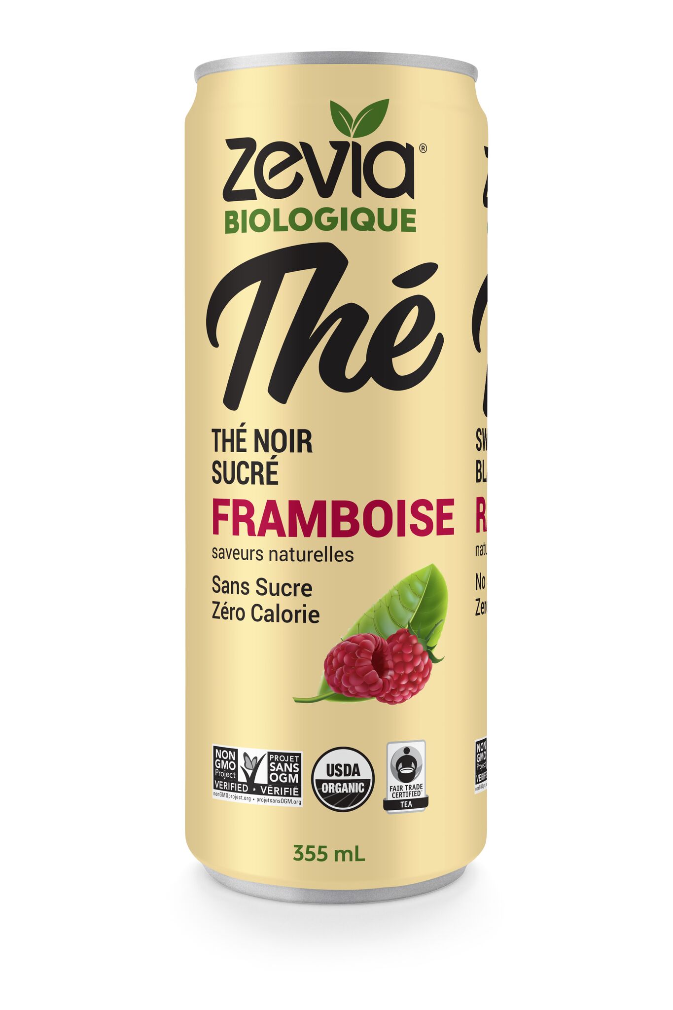 Organic Black Tea Raspberry in cans