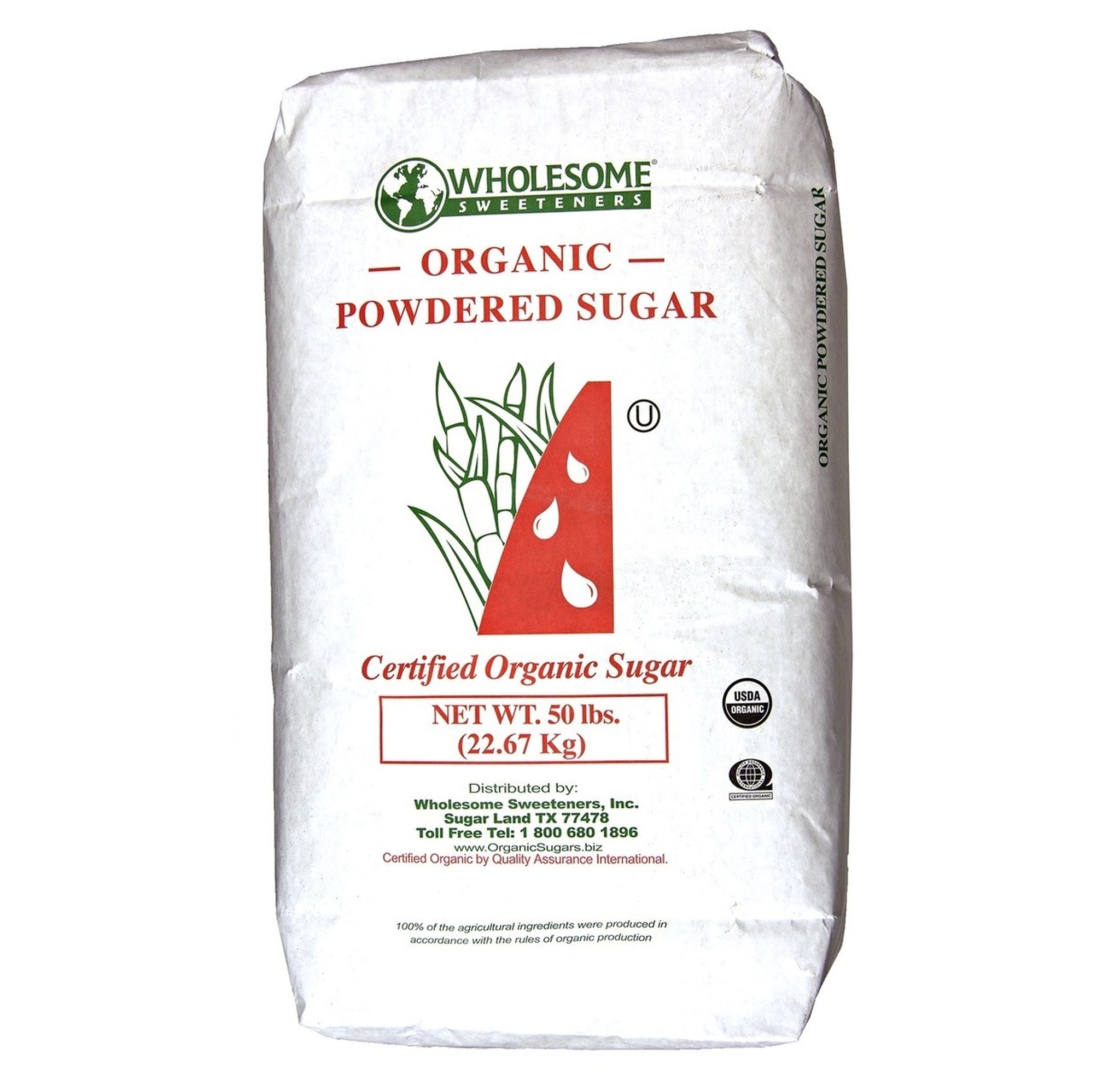 Organic Powdered Cane Sugar  FT
