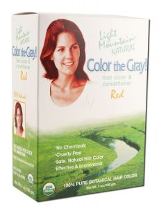 Organic Henna Grey - Red