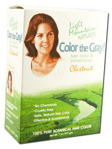 Organic Henna Grey - Chestnut