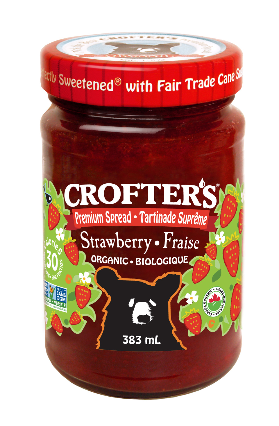 Organic Strawberry Premium Fruit Spread Family Size