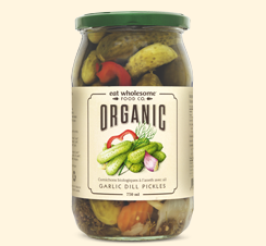 Organic Garlic Dill Pickles