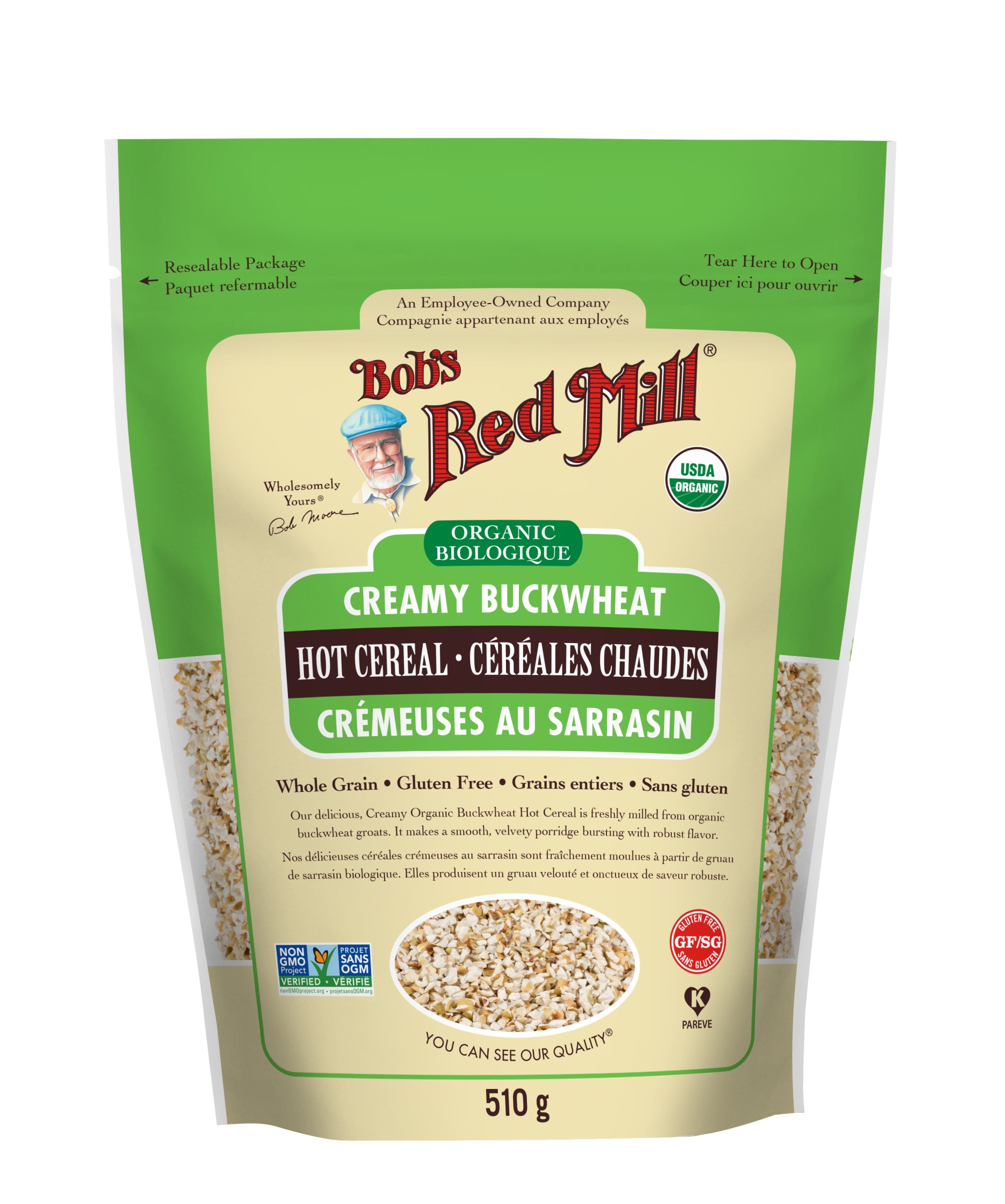 Organic Creamy Buckwheat Hot Cereal