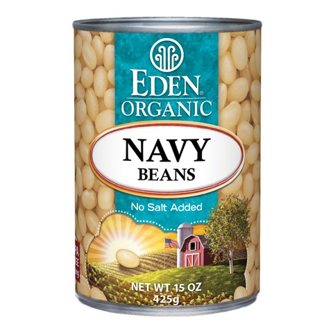 Organic Navy Beans Can