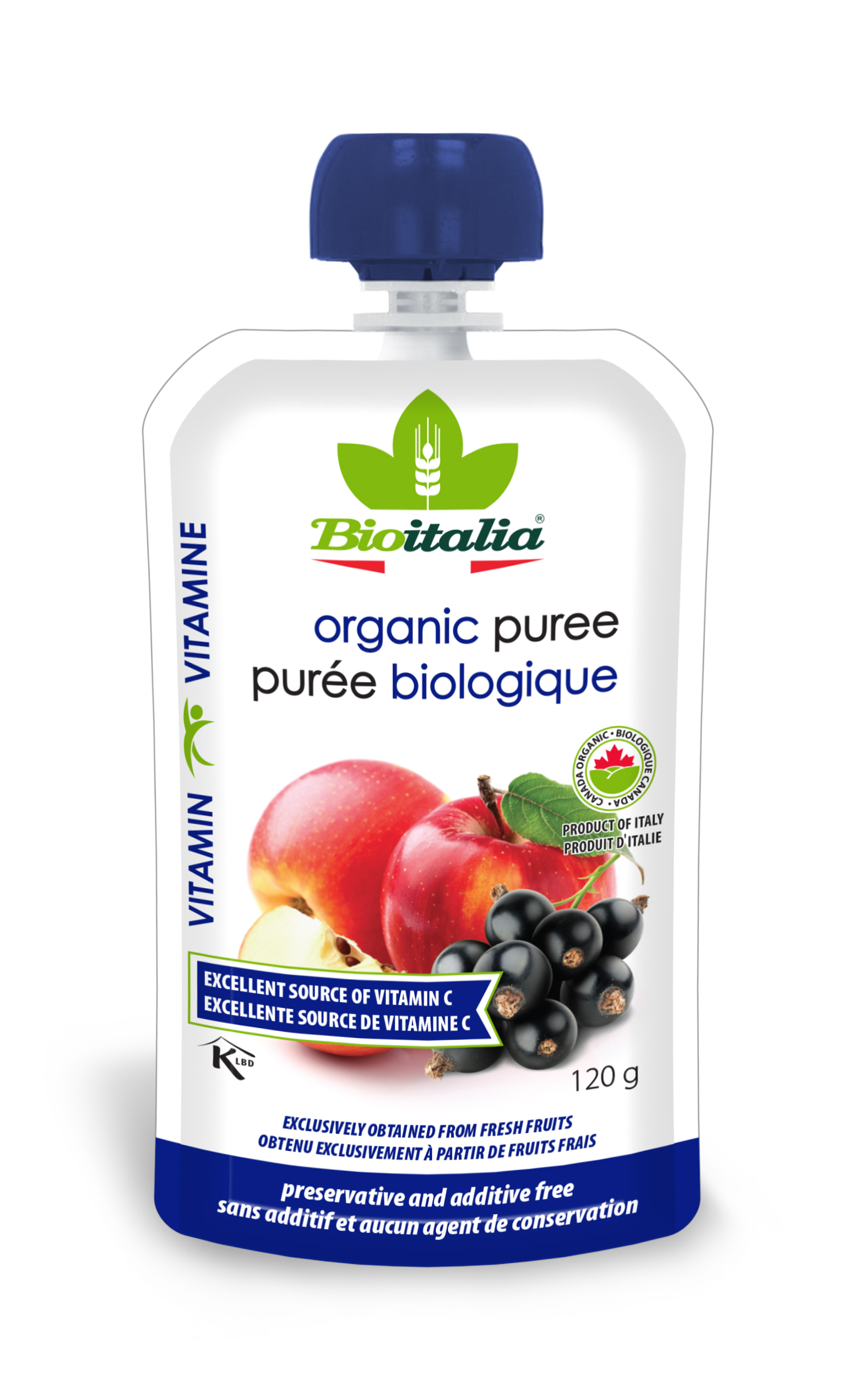 Organic Apple- Black Currant Puree