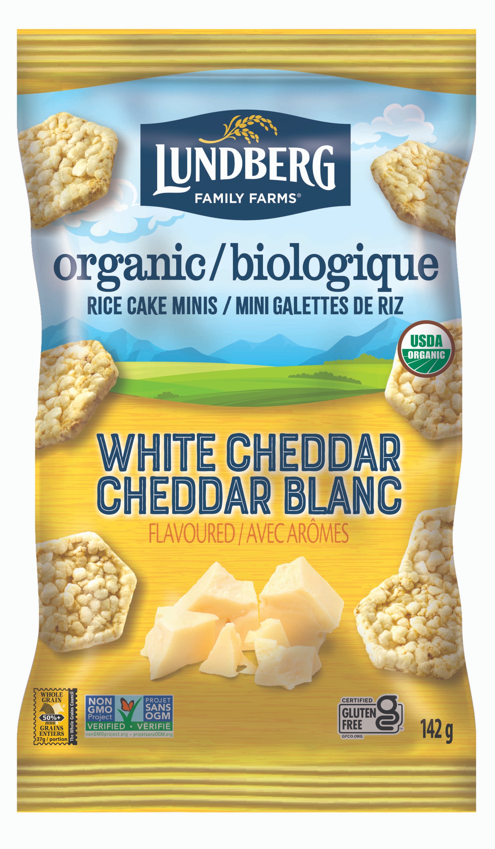 Organic White Cheddar Organic Rice Cake Minis