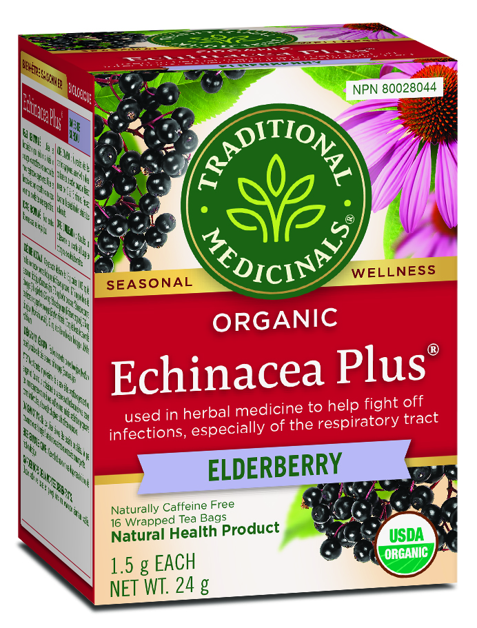 Organic Echinacea Plus Elderberry Tea