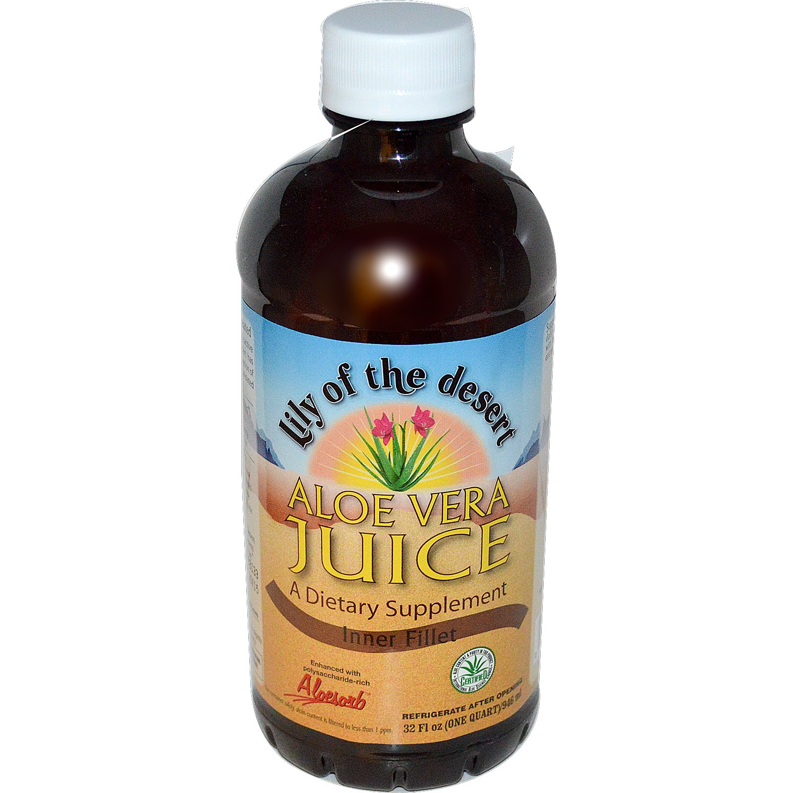 Organic Aloe Vera Whole Leaf Juice