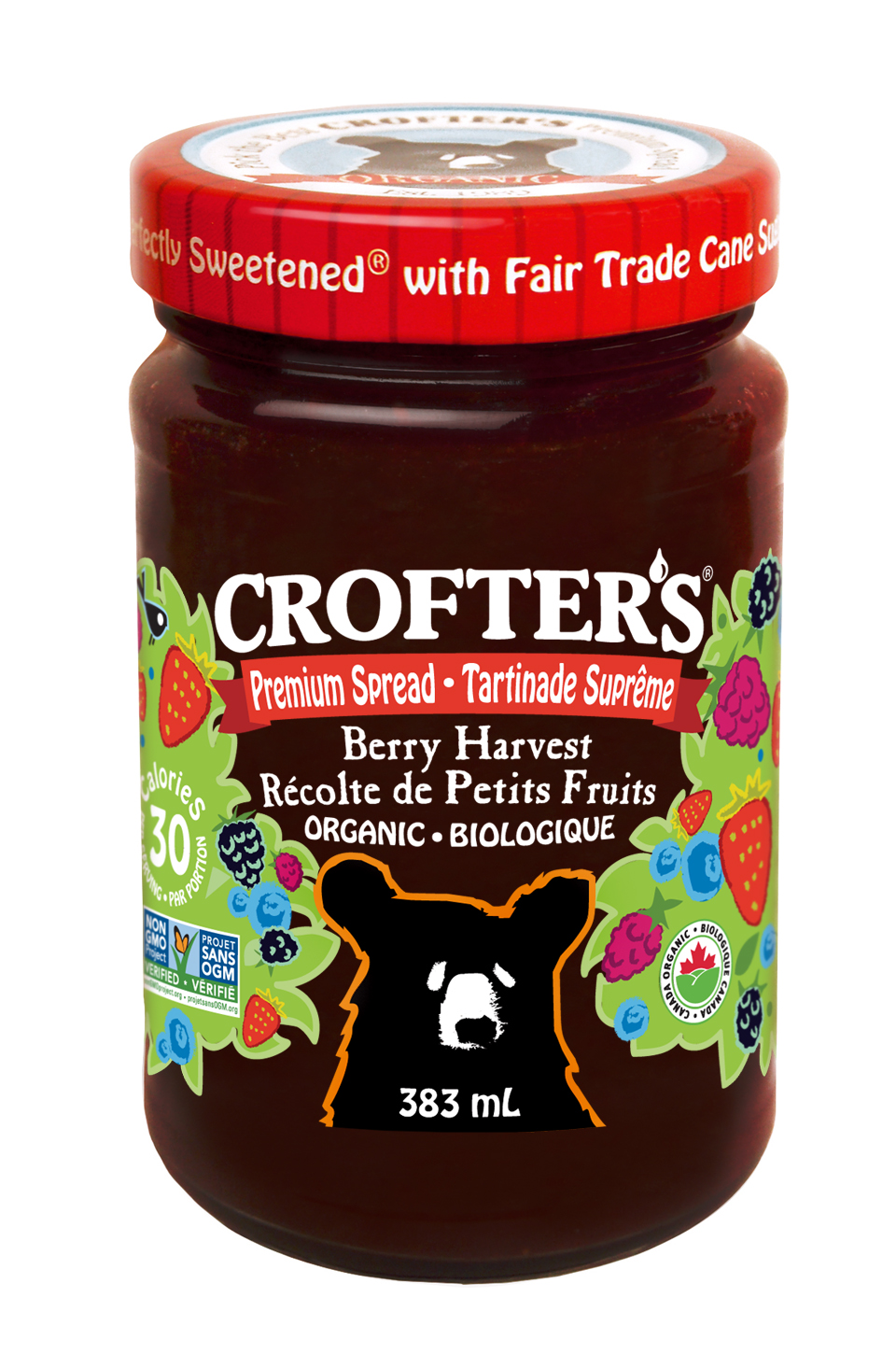 Organic Berry Harvest Premium Fruit Spread Family Size