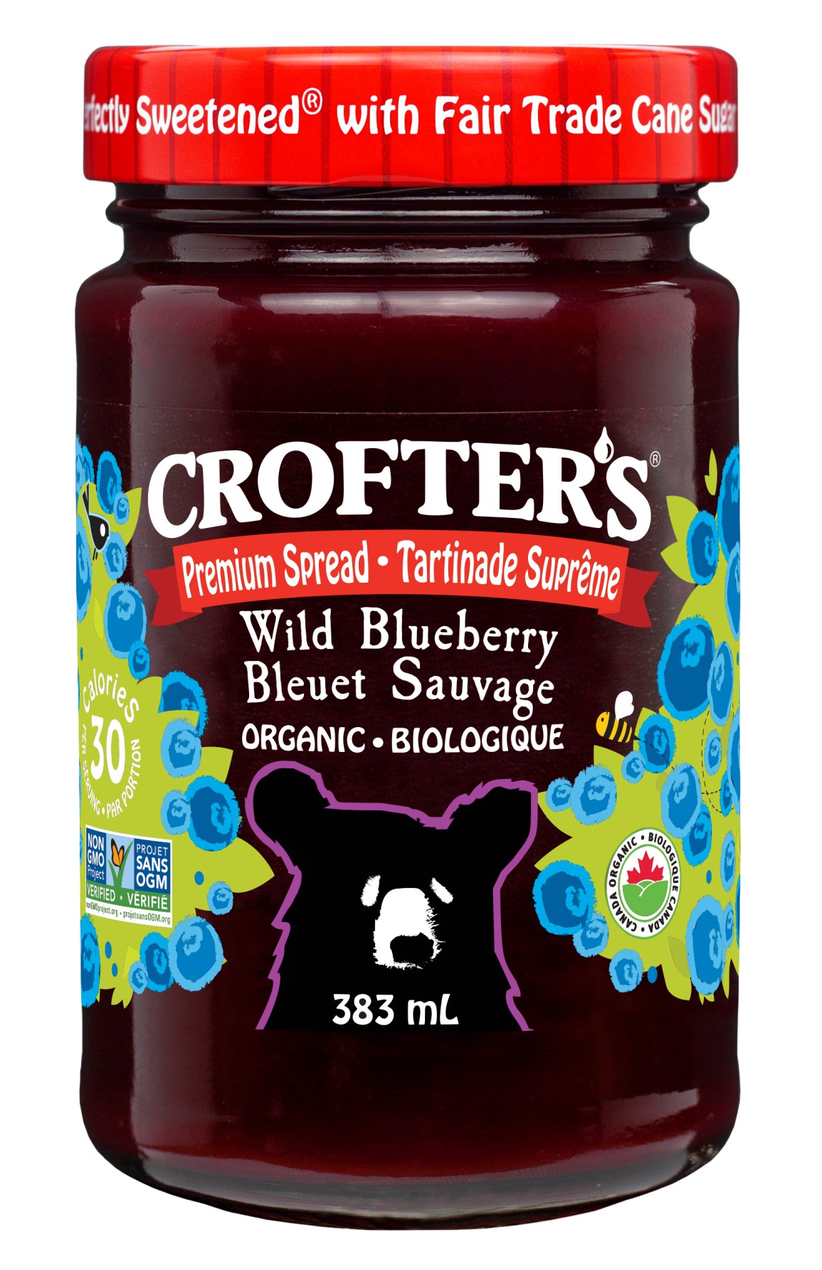 Organic Wild Blueberry Premium Spread Family Size